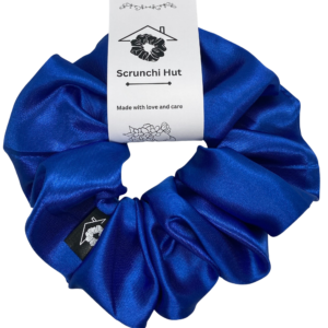 Satin Scrunchie - Blue Sapphire