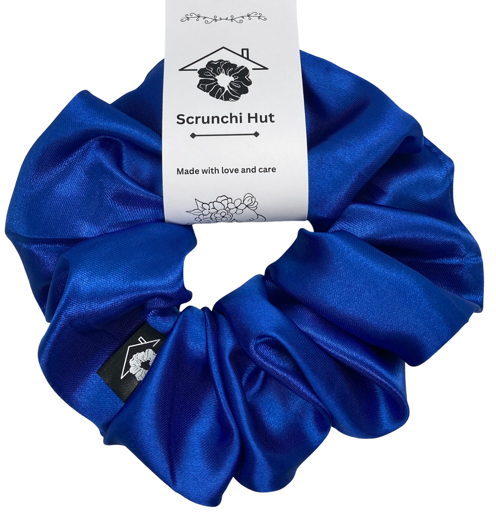 Satin Scrunchie - Blue Sapphire
