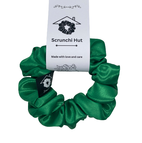 Satin Scrunchie - Green Jade - Image 3