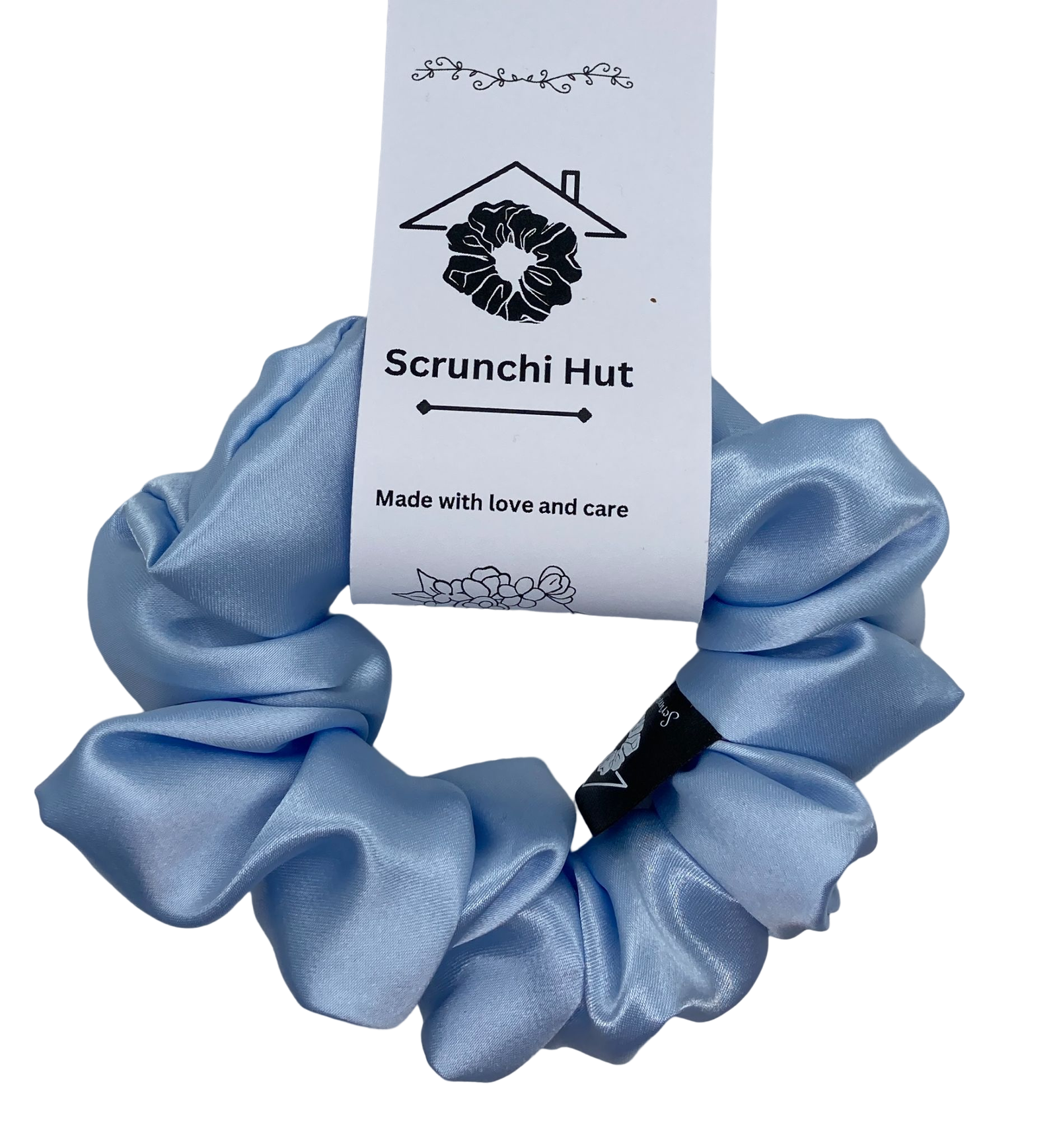 Satin Scrunchie - Blue Beryl - Image 3