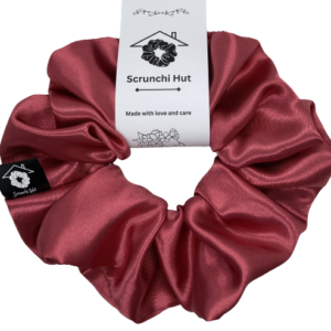 Satin Scrunchie - Pink Spinel