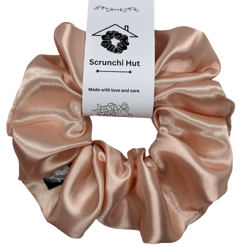 Satin Scrunchie - Apricot Agate