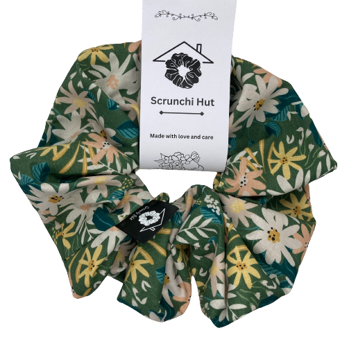 Printed Scrunchie - Garden