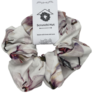Printed Scrunchie - Magnolias