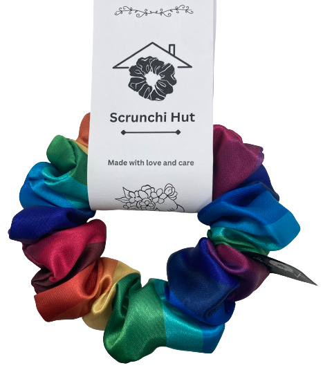 IMG-9461-removebg-preview_16119656-3db9-4bba-a037-0a6f2e8bcae6-1 Satin Scrunchie - Rainbow Queen - Image 5