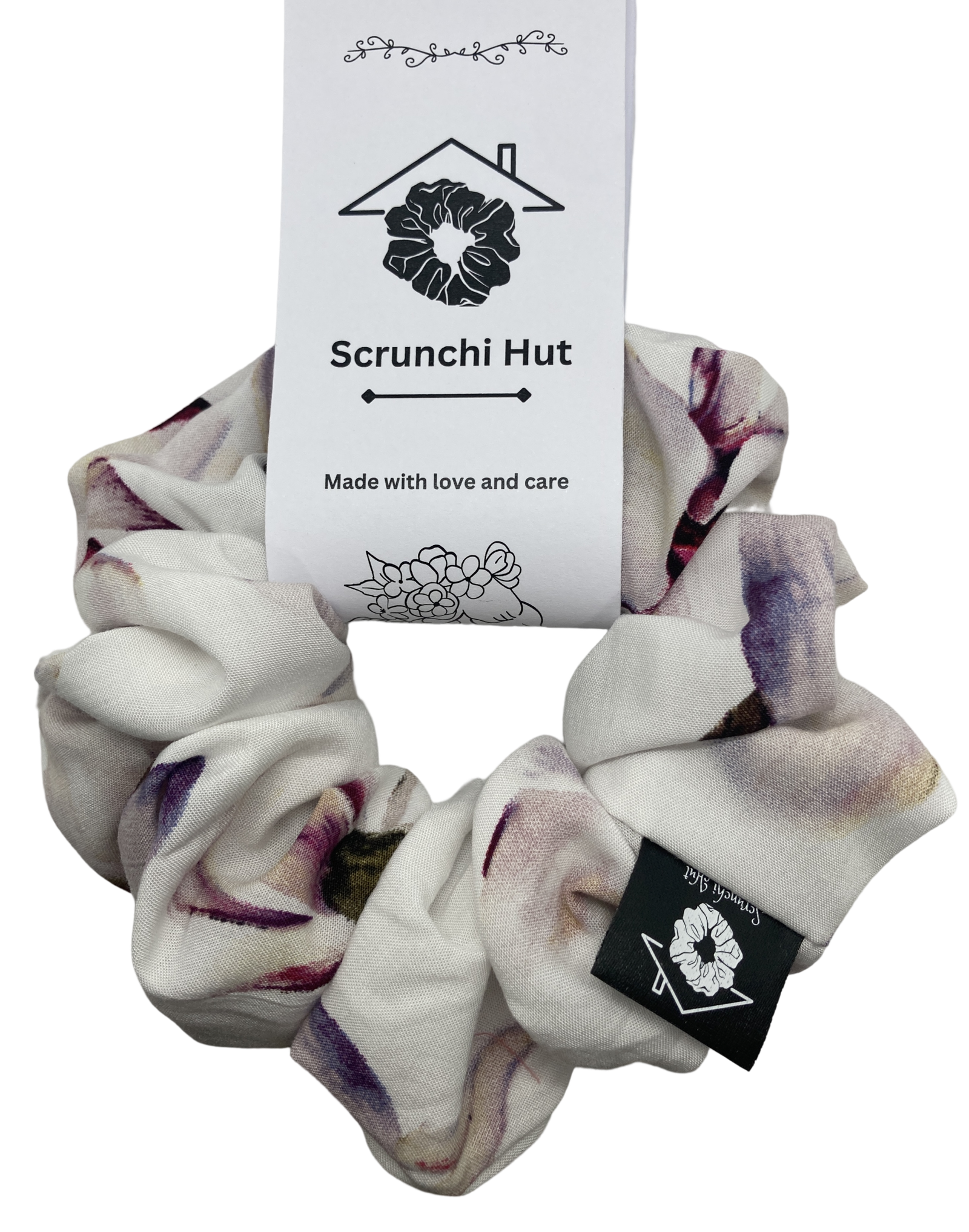 Printed Scrunchie - Magnolias - Image 2