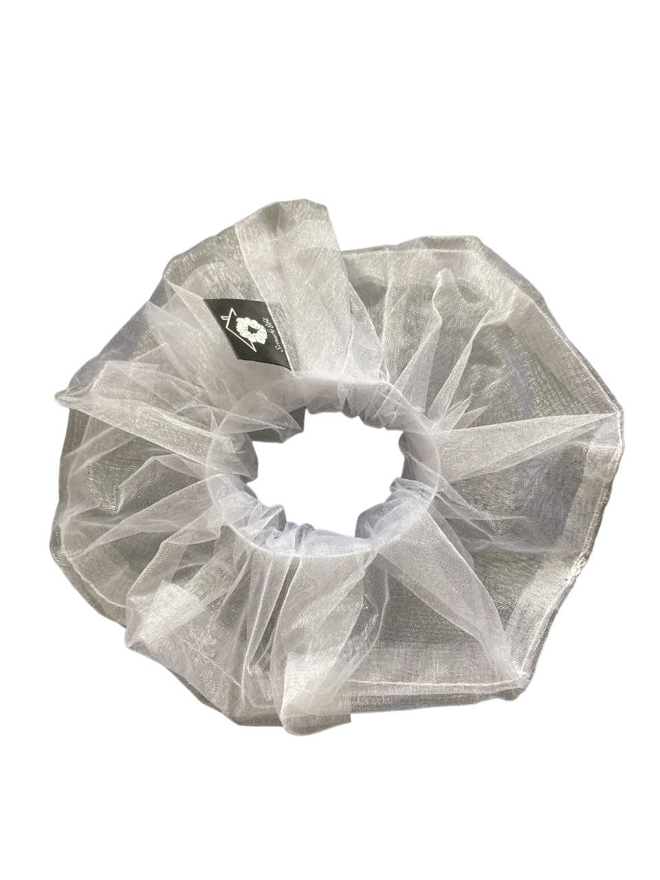 Organza Scrunchie - Diamond Frost - Image 4