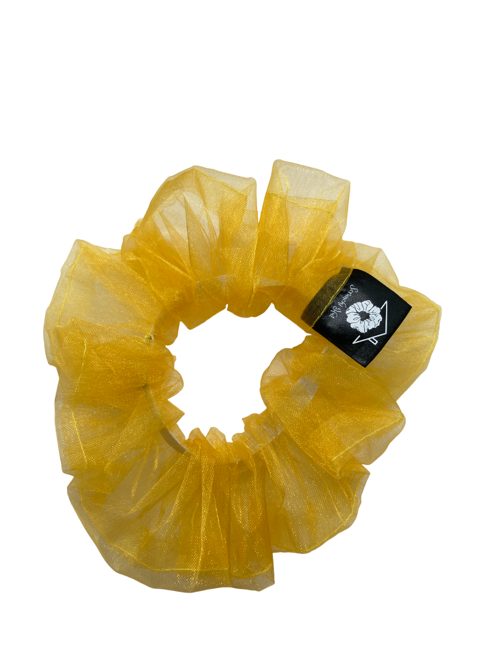 Organza Scrunchie - Golden Shower - Image 2