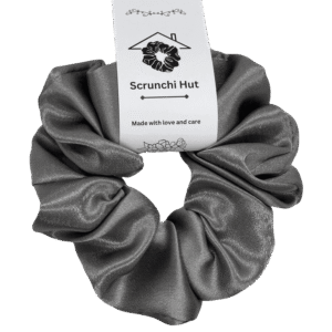 Satin Scrunchie - The Ash Jet