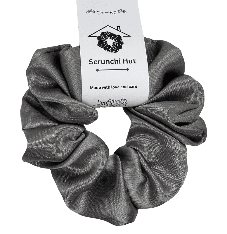 Satin Scrunchie - The Ash Jet