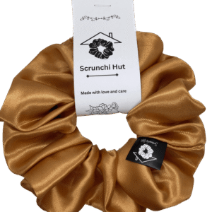 Satin Scrunchie - Orange Amber